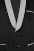 Black Quilted Velvet Smoking Jacket